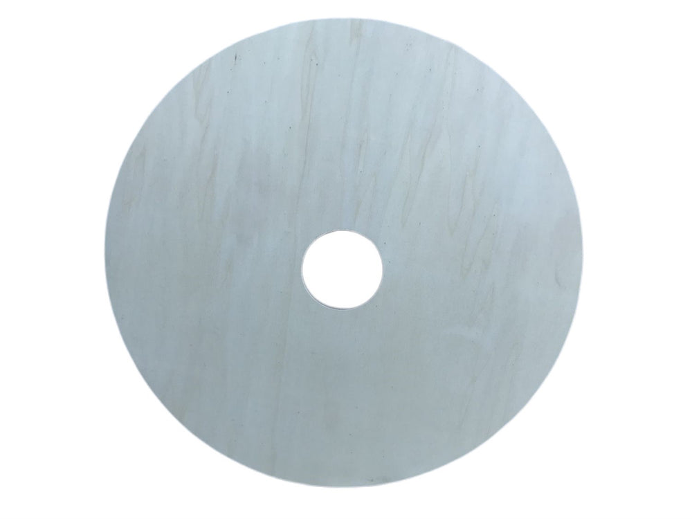 Rundschildrohling aus 12 Pappelsperrholz – wählbare Durchmesser & Ausschnittgrößen