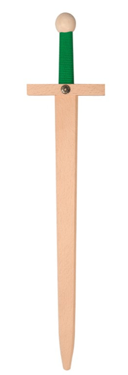 Lancelot Holzschwert – 42 cm oder 60 cm | Farben Rot, Blau & Grün