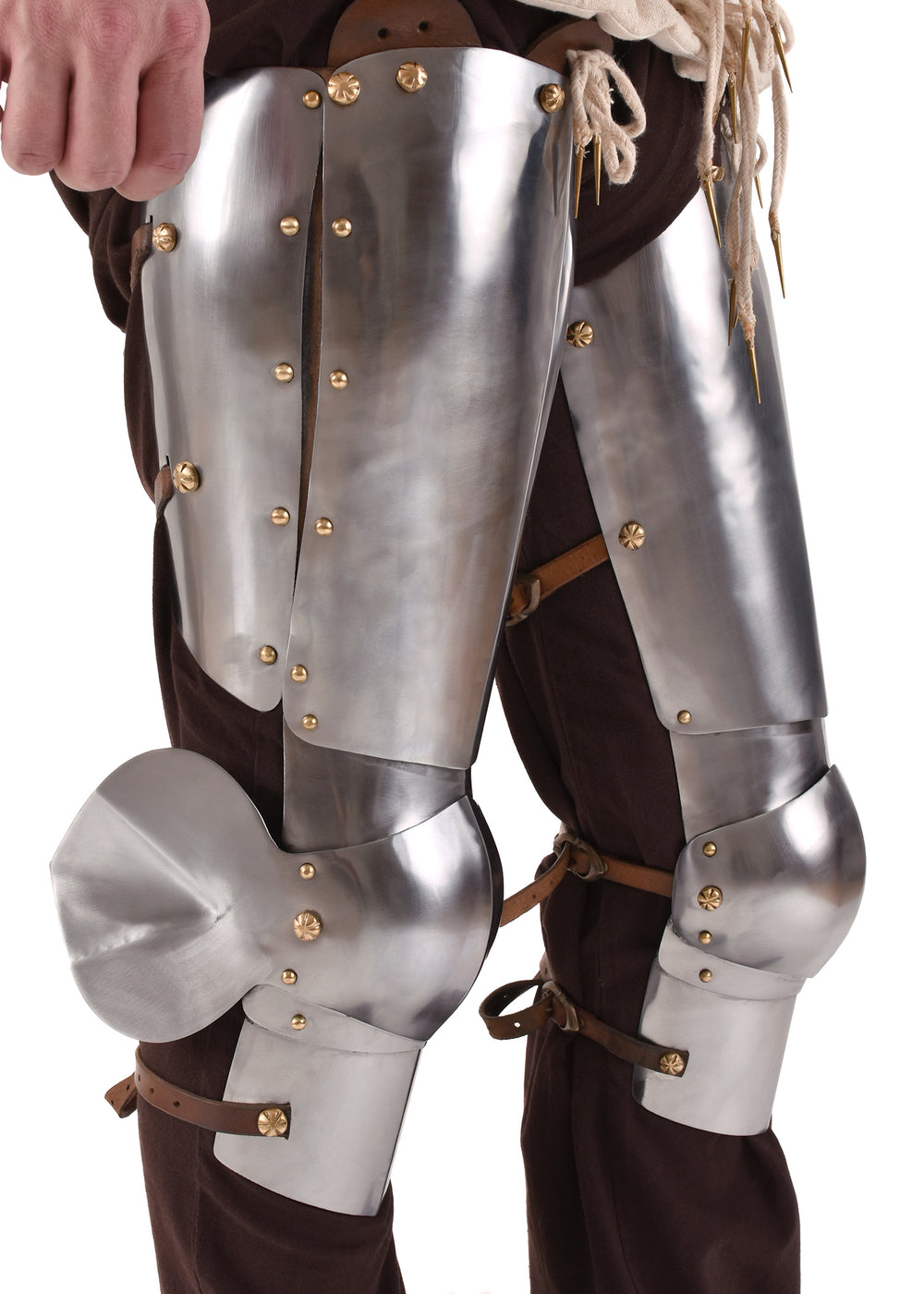 Beinzeug mit Kniebuckel, Paar