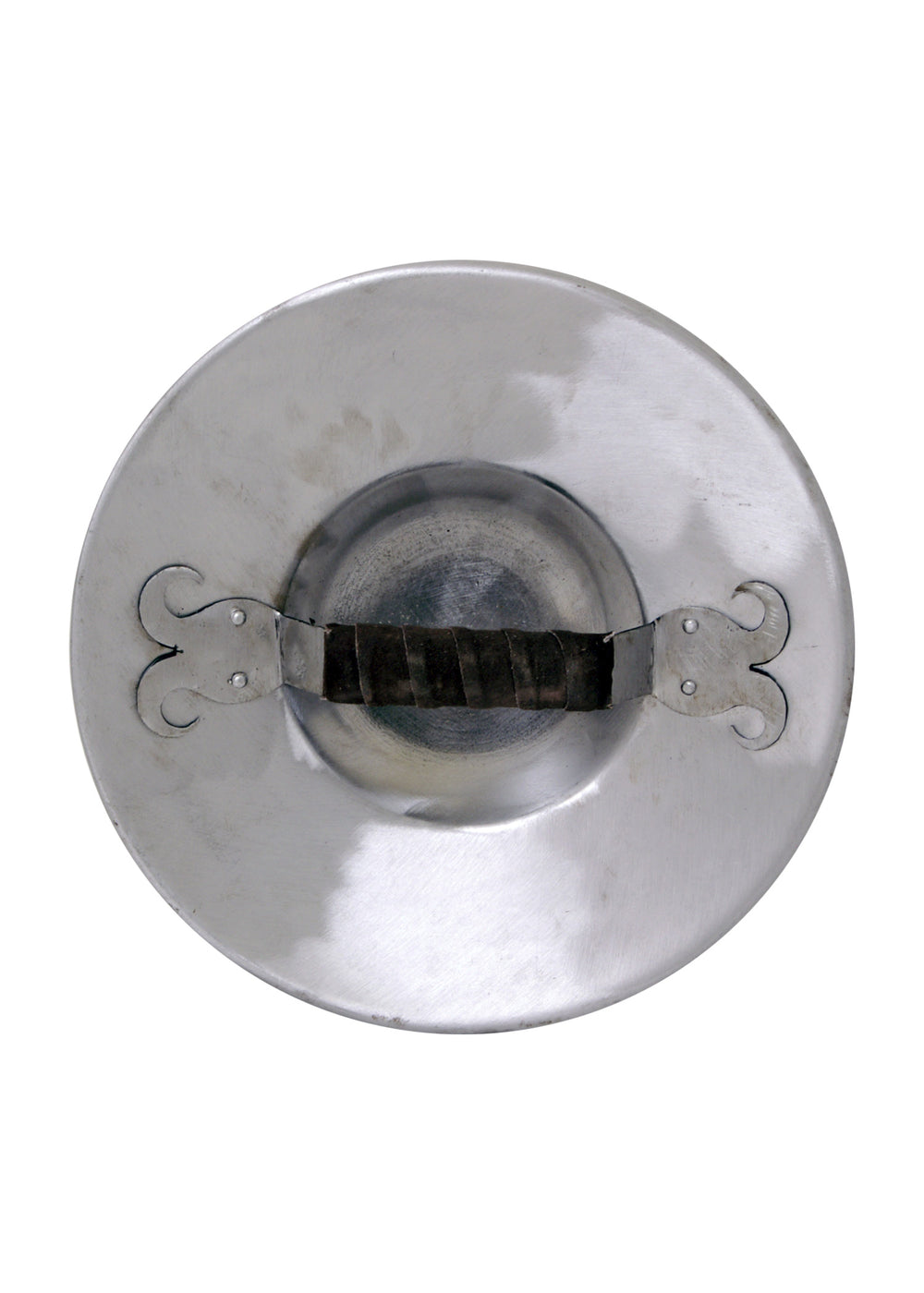 Buckler mit Lederbezug