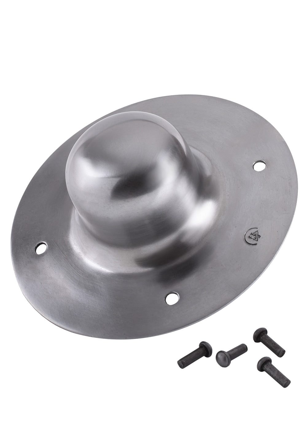 Normannischer Schildbuckel, mit Nieten, 2 mm Stahl