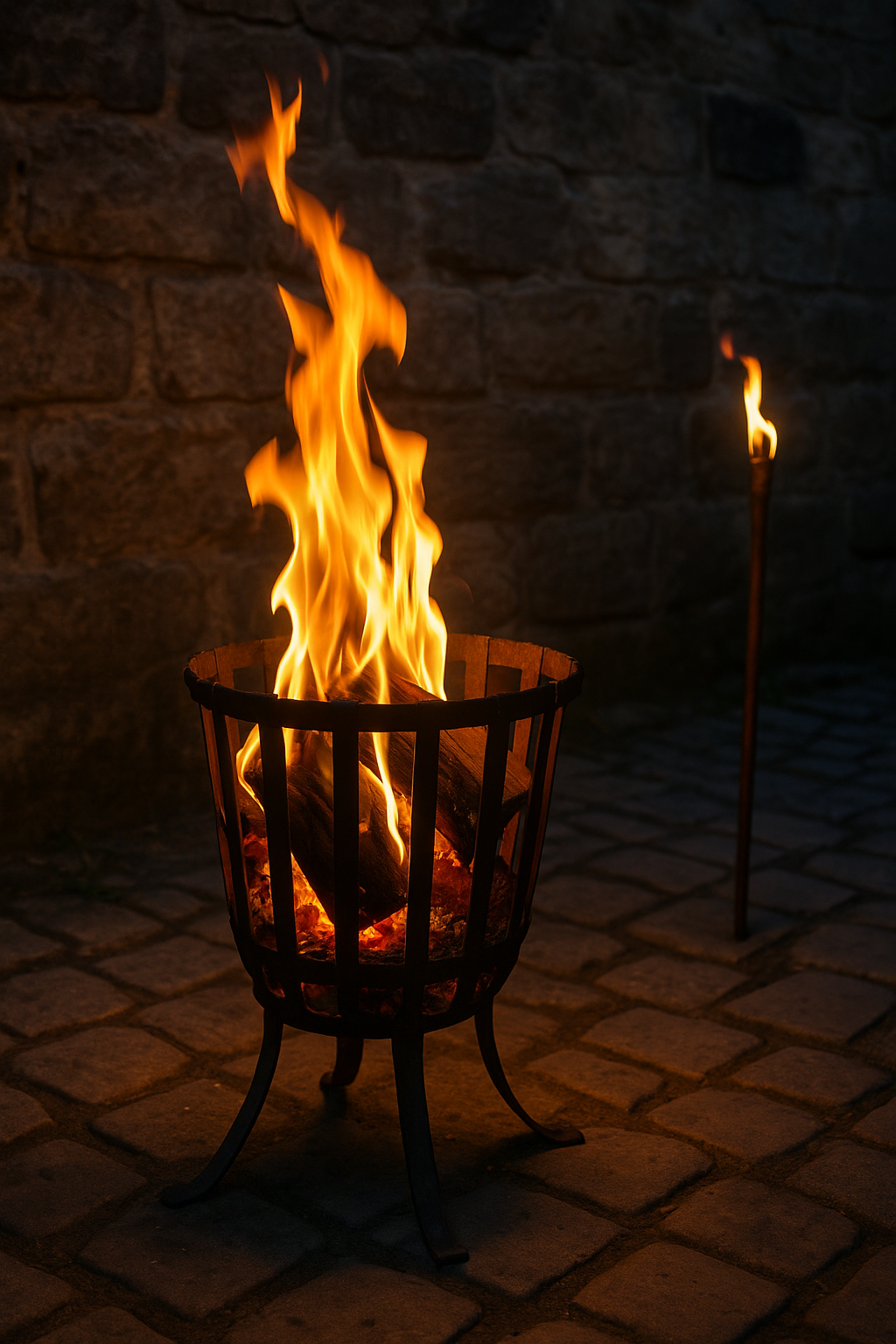 Lagerbeleuchtung – Feuerkörbe, Fackeln & Lampen