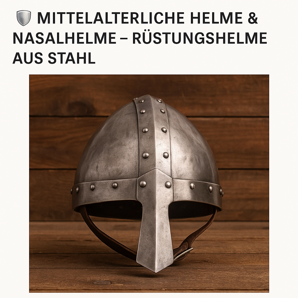 Mittelalterliche Helme & Nasalhelme – Rüstungshelme aus Stahl