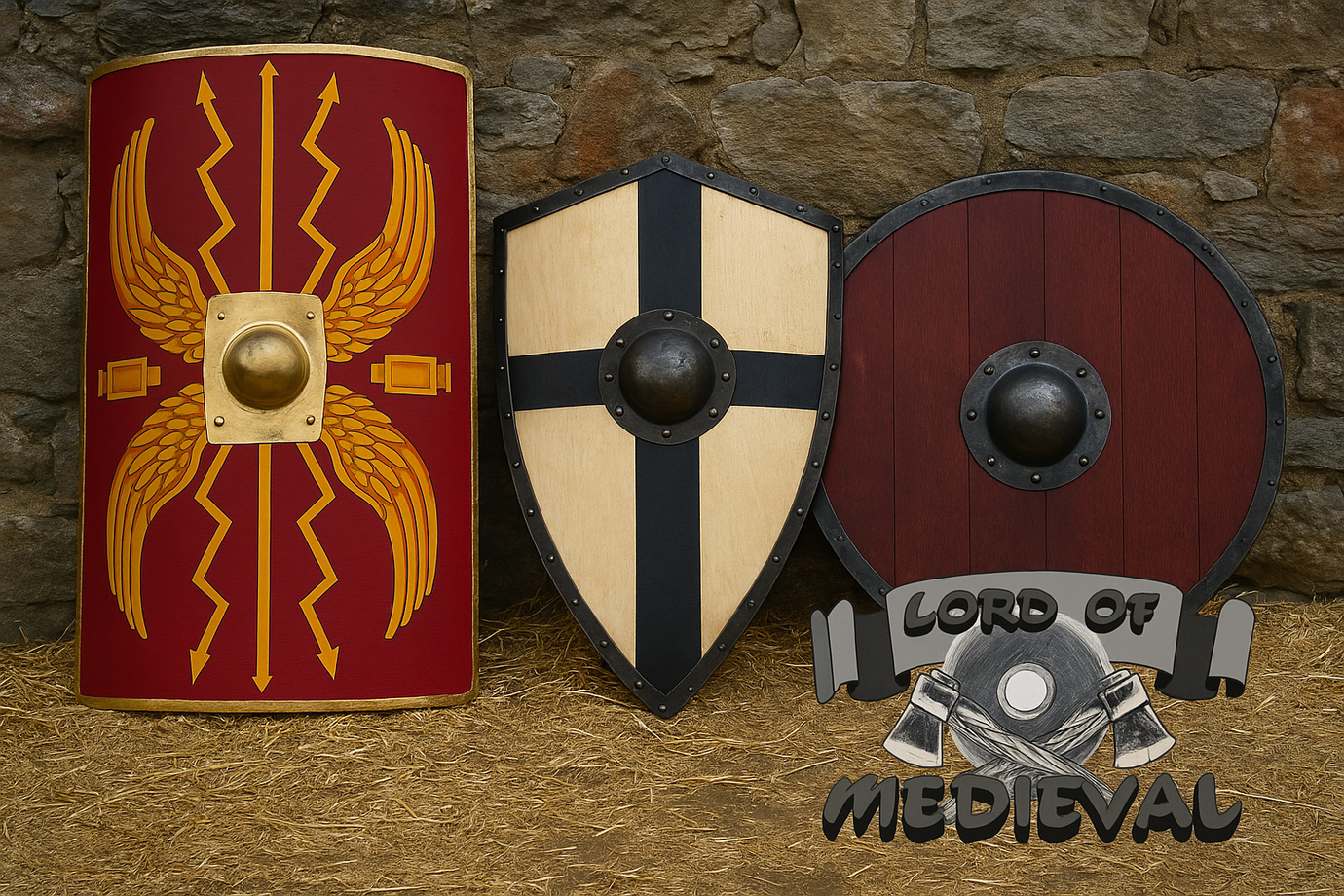 Schilde anderer Hersteller – authentische Mittelalter-Repliken & Schaukampfschilde | Lord of Medieval