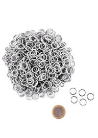 Lose Kettenringe, 3 kg-Paket, unvernietet, verzinkt, 9mm ID