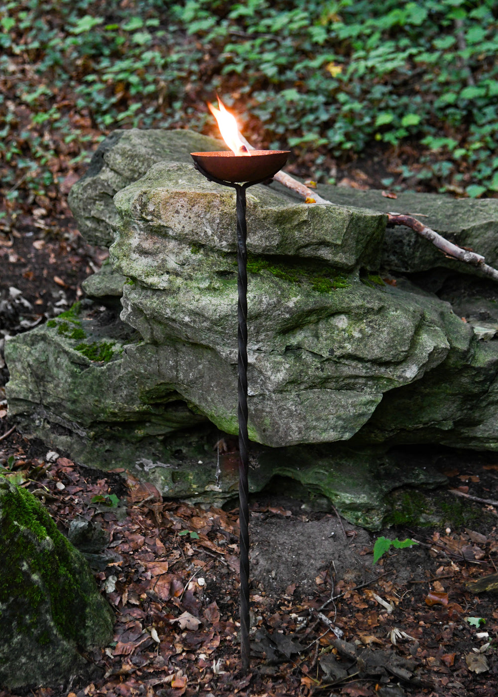 Oseberg Lampe, handgeschmiedet