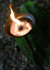 Oseberg Lampe, handgeschmiedet
