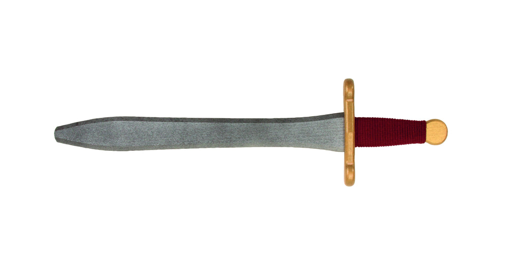 Prunkschwert aus Holz – 48 cm | Edles Kinderschwert für kleine Ritter und Könige