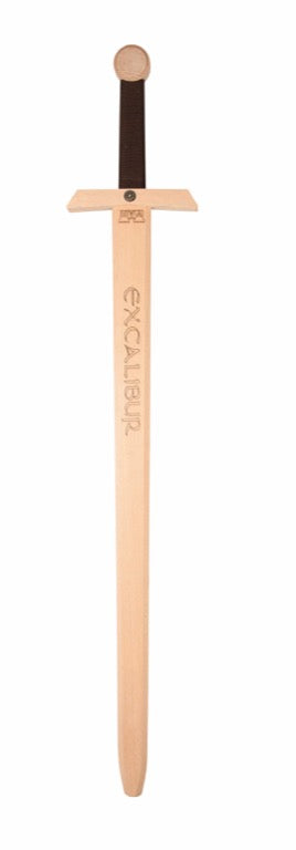 Excalibur Zweihänder aus Holz – 102 cm | Legendäres Holzschwert für kleine Ritter
