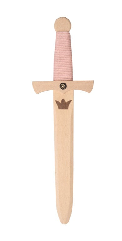 Prinzessinnen-Dolch aus Holz – 35 cm | Zauberhafter Holzdolch für kleine Heldinnen