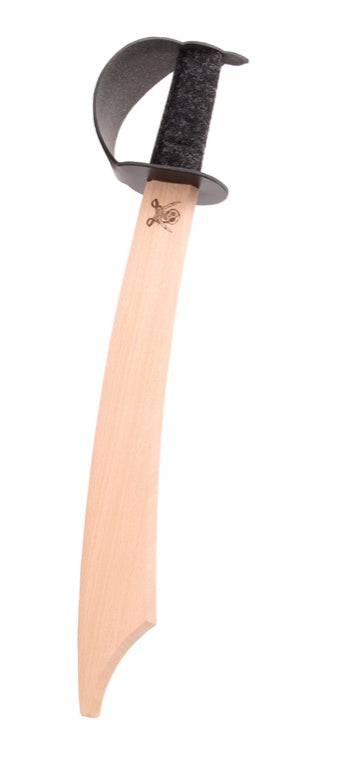 Piratensäbel aus Holz – 45 cm | Holzsäbel für kleine Seeräuber und Entdecker