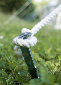 Rundes Mittelalterzelt, 5 m Durchmesser, 425 gsm, natur