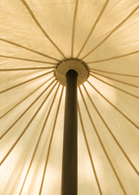 Rundes Mittelalterzelt, 5 m Durchmesser, 425 gsm, natur