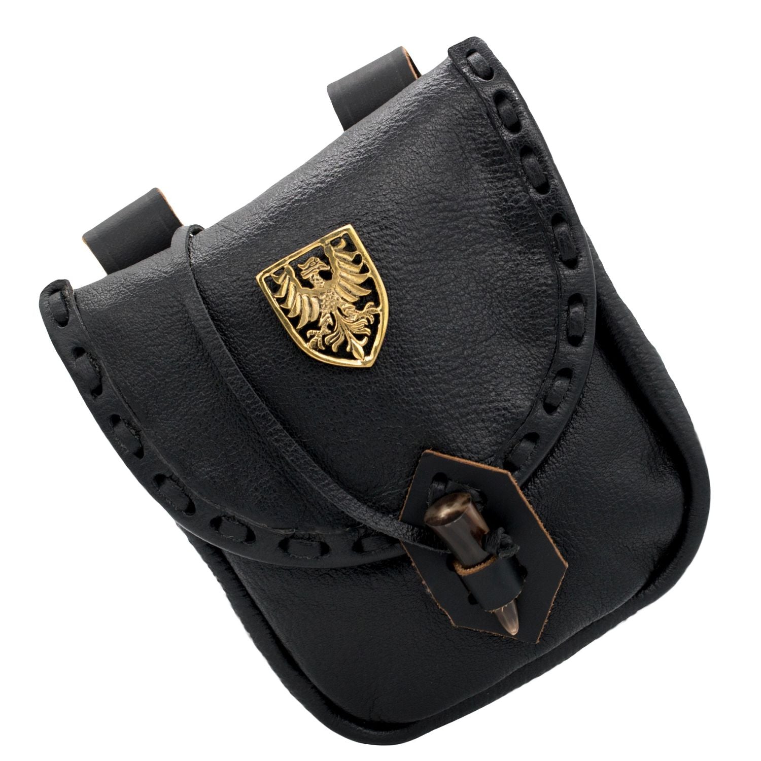 Mittelaltertasche aus Narbenleder
