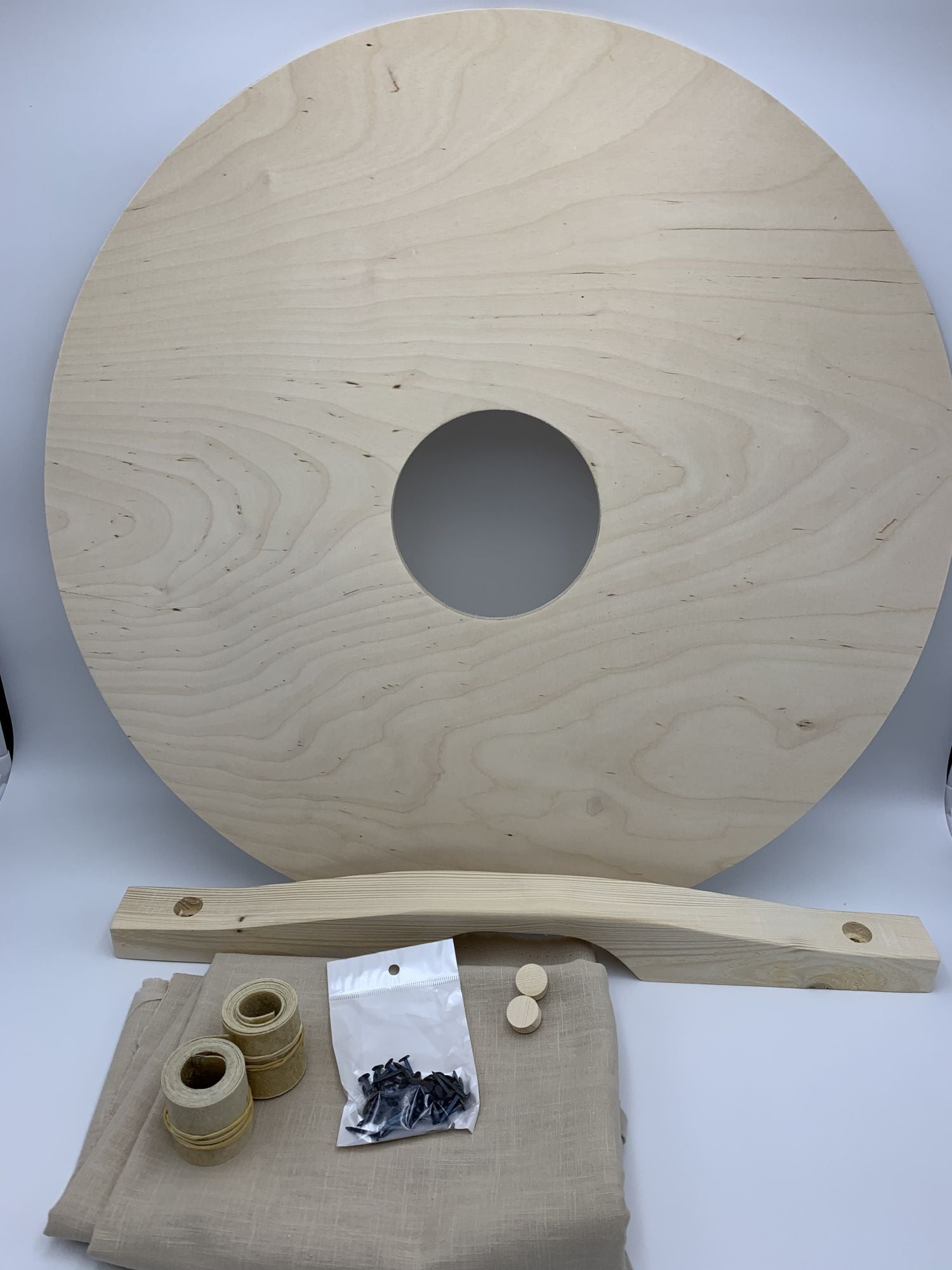 Schildbausatz für Rundschilde, Pappel Sperrholz 12 mm