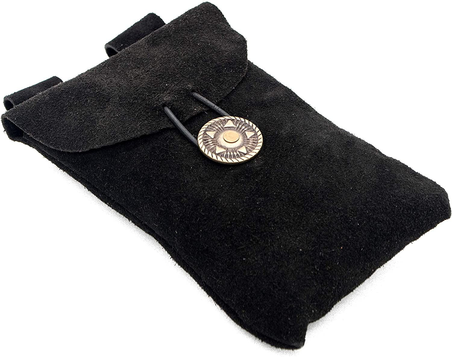 Mittelalter Gürteltasche Wildleder ⚔️ Smartphone Tasche ⚔️ LARP & Reenactment