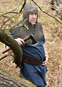 Kettenhaube aus Federstahl, ID 8mm, unbehandelt