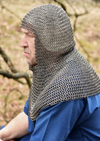 Kettenhaube aus Federstahl, ID 8mm, unbehandelt