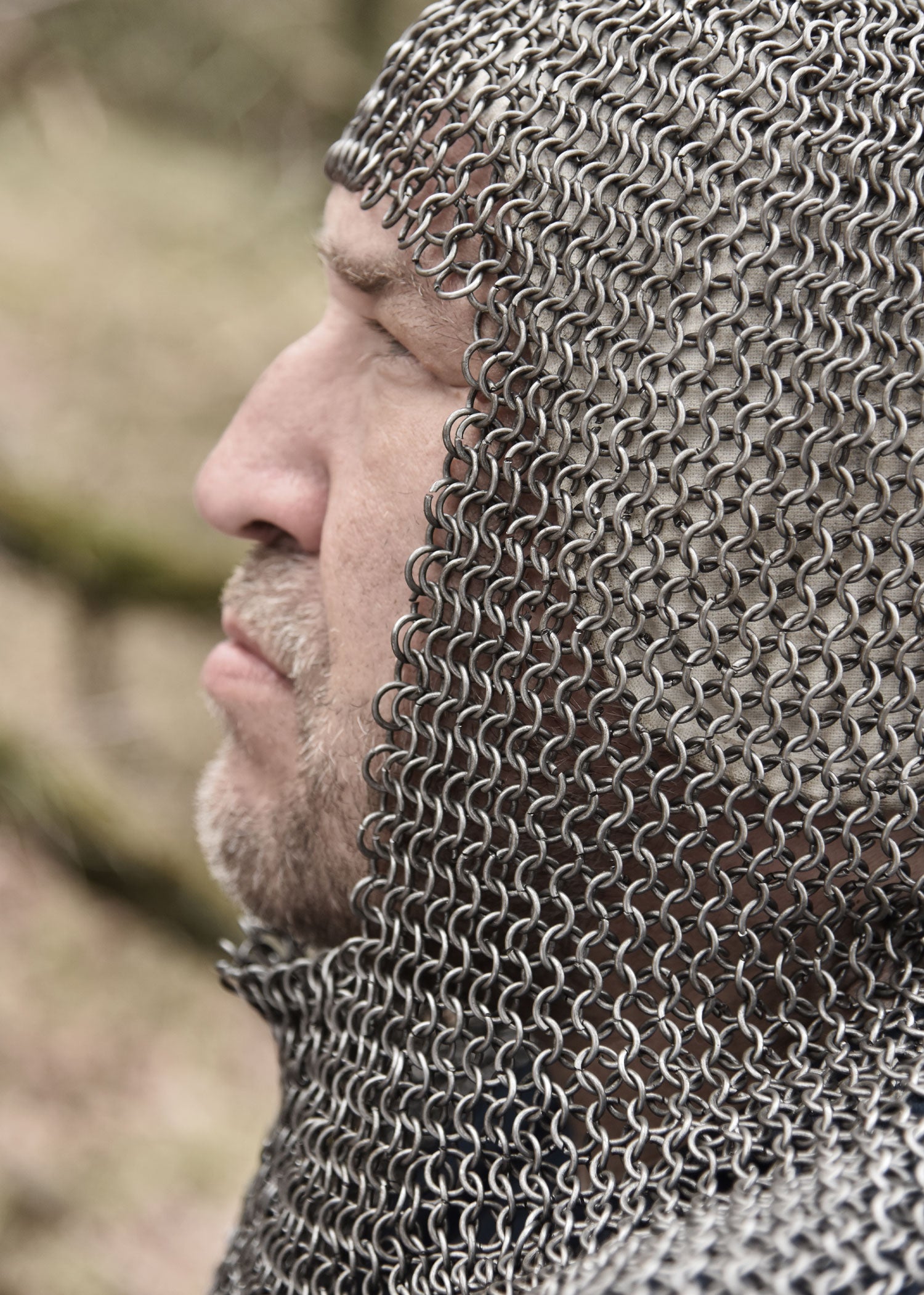 Kettenhaube aus Federstahl, ID 8mm, unbehandelt