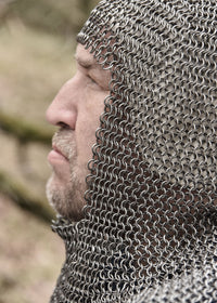 Kettenhaube aus Federstahl, ID 8mm, unbehandelt