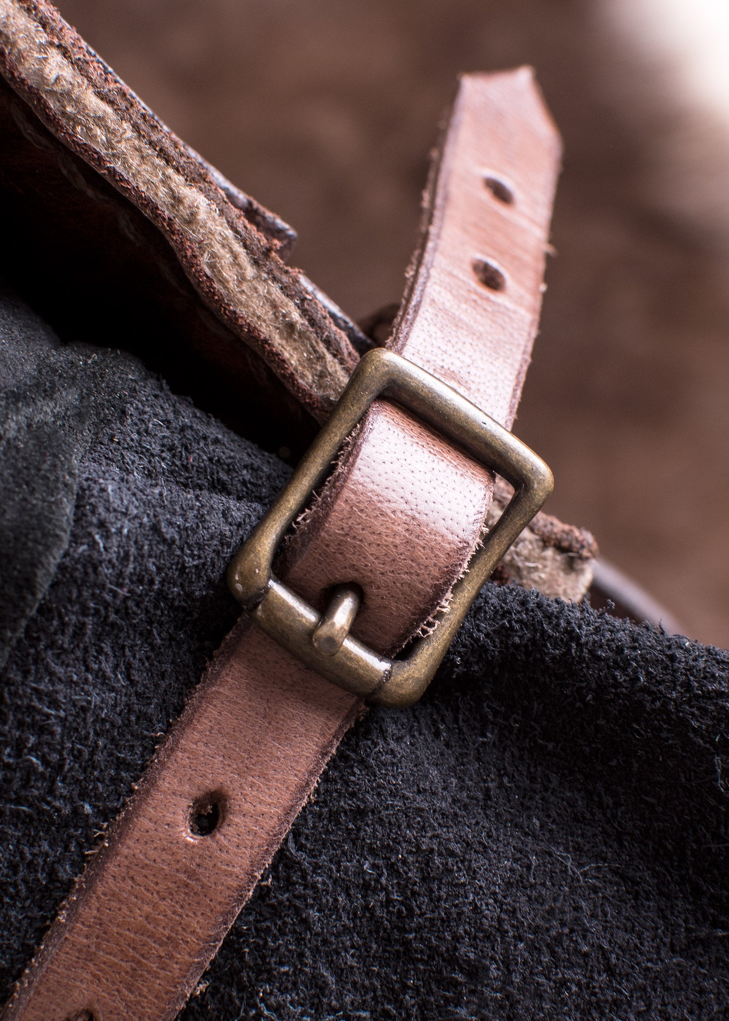 Gepolsterter Fäustling aus Leder für linke Hand