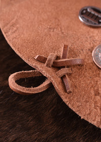 Mittelalter-Ledertasche, Hellbraun