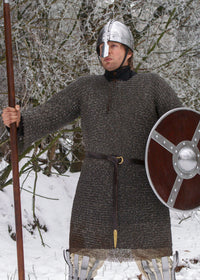 Kettenhemd Hauberk, vernietet, ID 8 mm