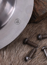 Grosser Schildbuckel, 2 mm Stahl, schaukampftauglich