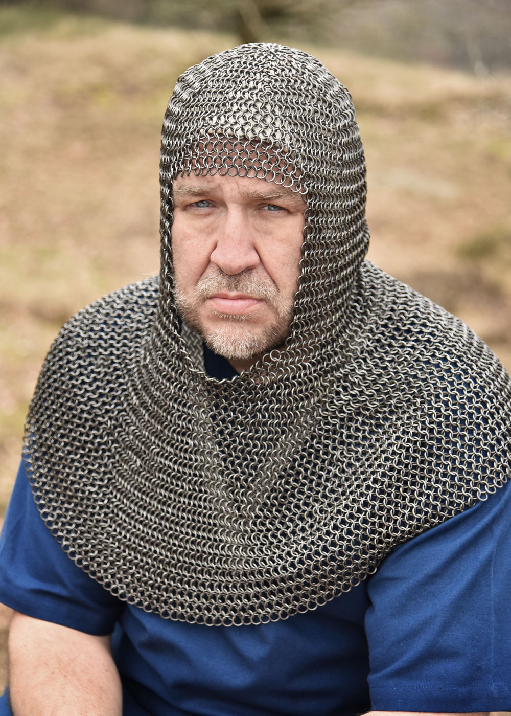 Kettenhaube aus Federstahl, ID 8mm, unbehandelt