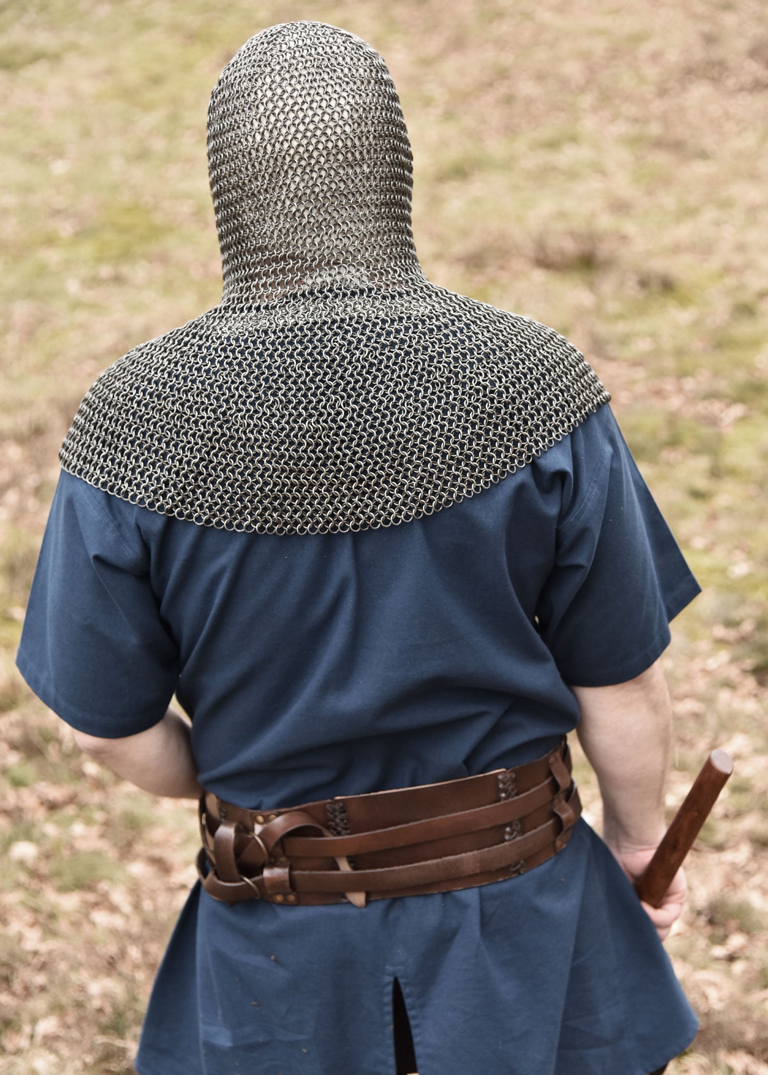 Kettenhaube aus Federstahl, ID 8mm, unbehandelt