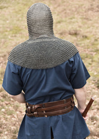 Kettenhaube aus Federstahl, ID 8mm, unbehandelt