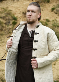 Gambeson mit Schnallen, natur