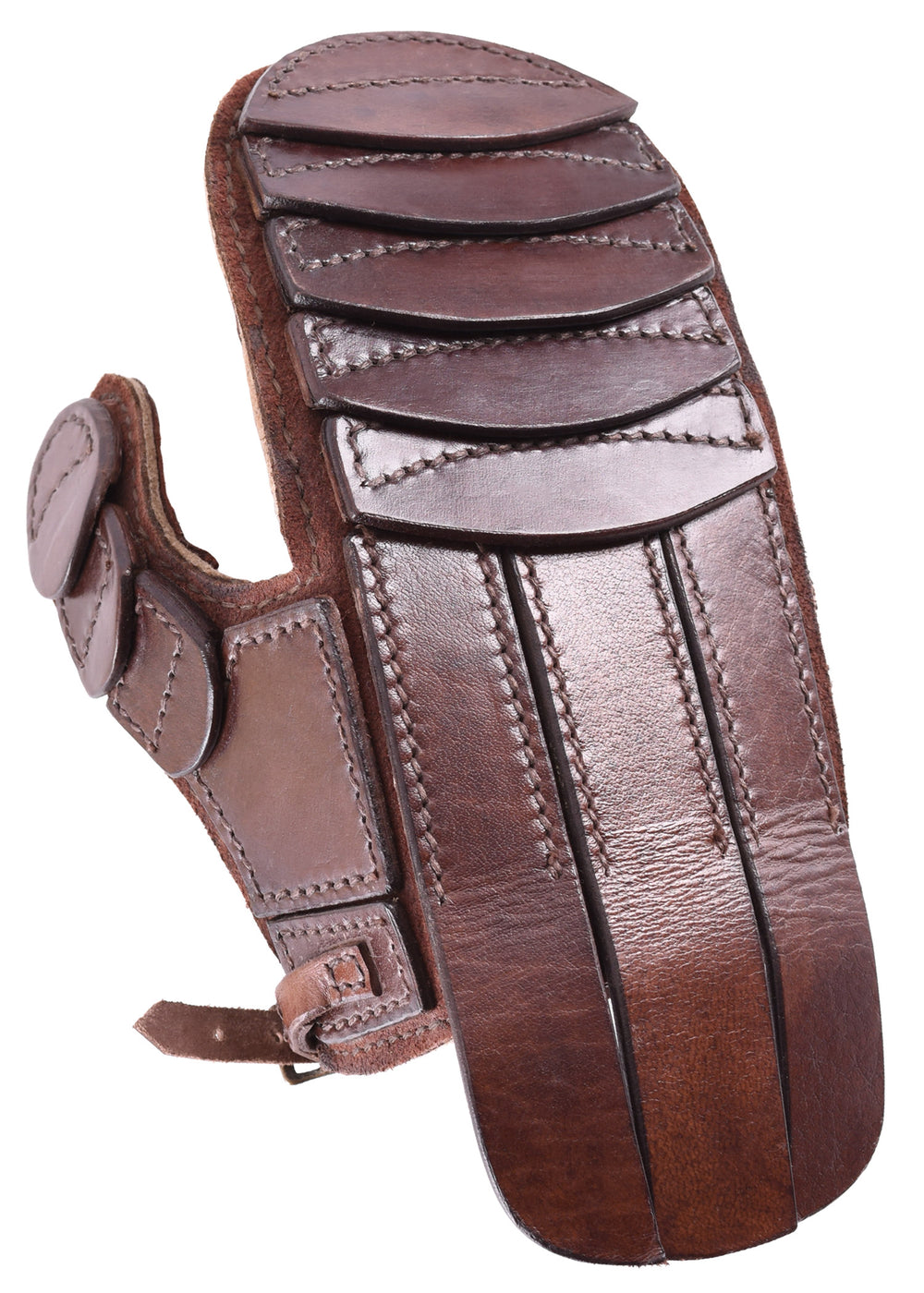 Gepolsterter Fäustling aus Leder für linke Hand