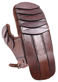 Gepolsterter Fäustling aus Leder für linke Hand