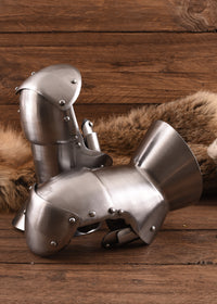 Mailänder Plattenhandschuhe, 2 mm Stahl, Paar