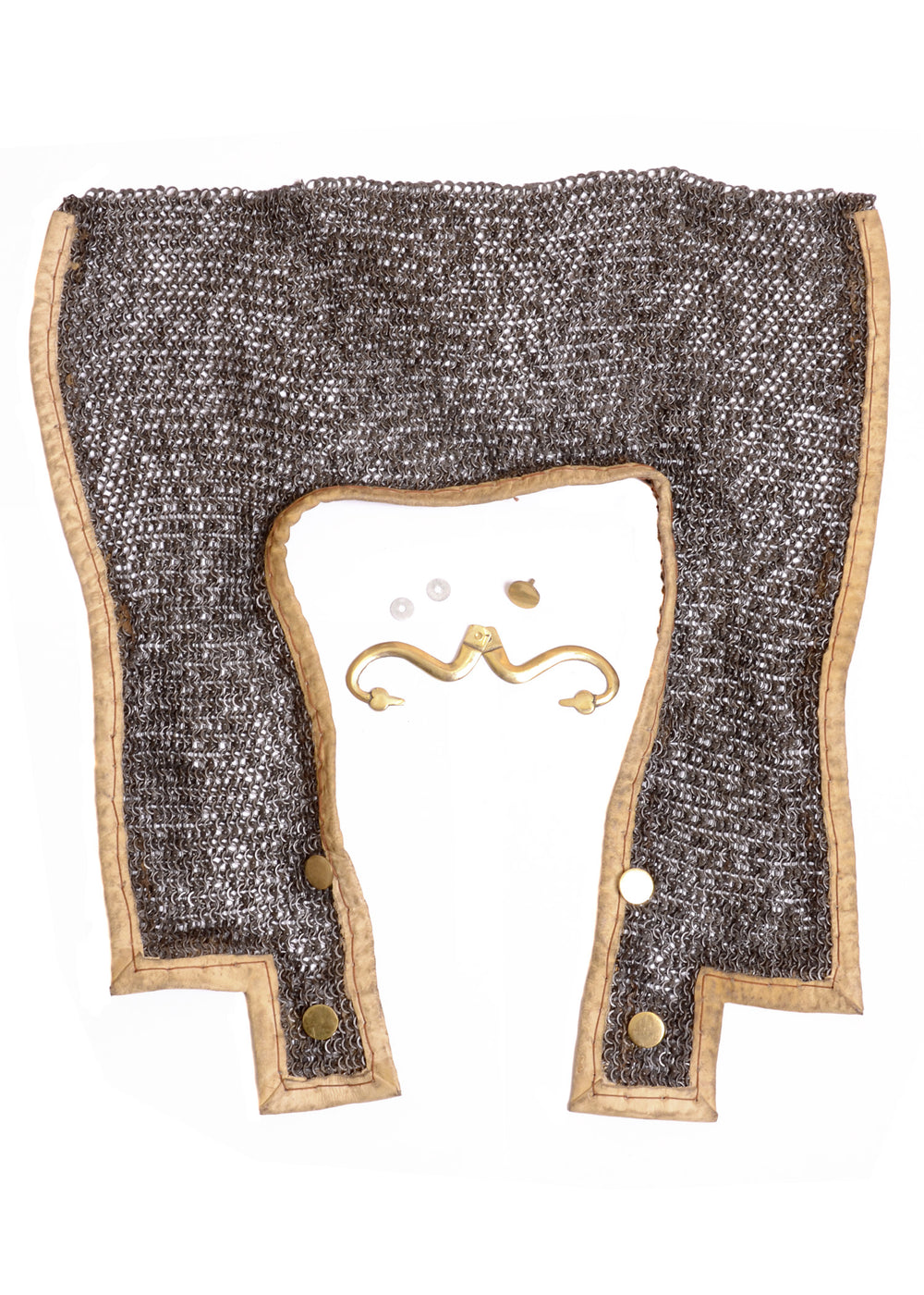 Schulterdopplung für römisches Kettenhemd Lorica Hamata