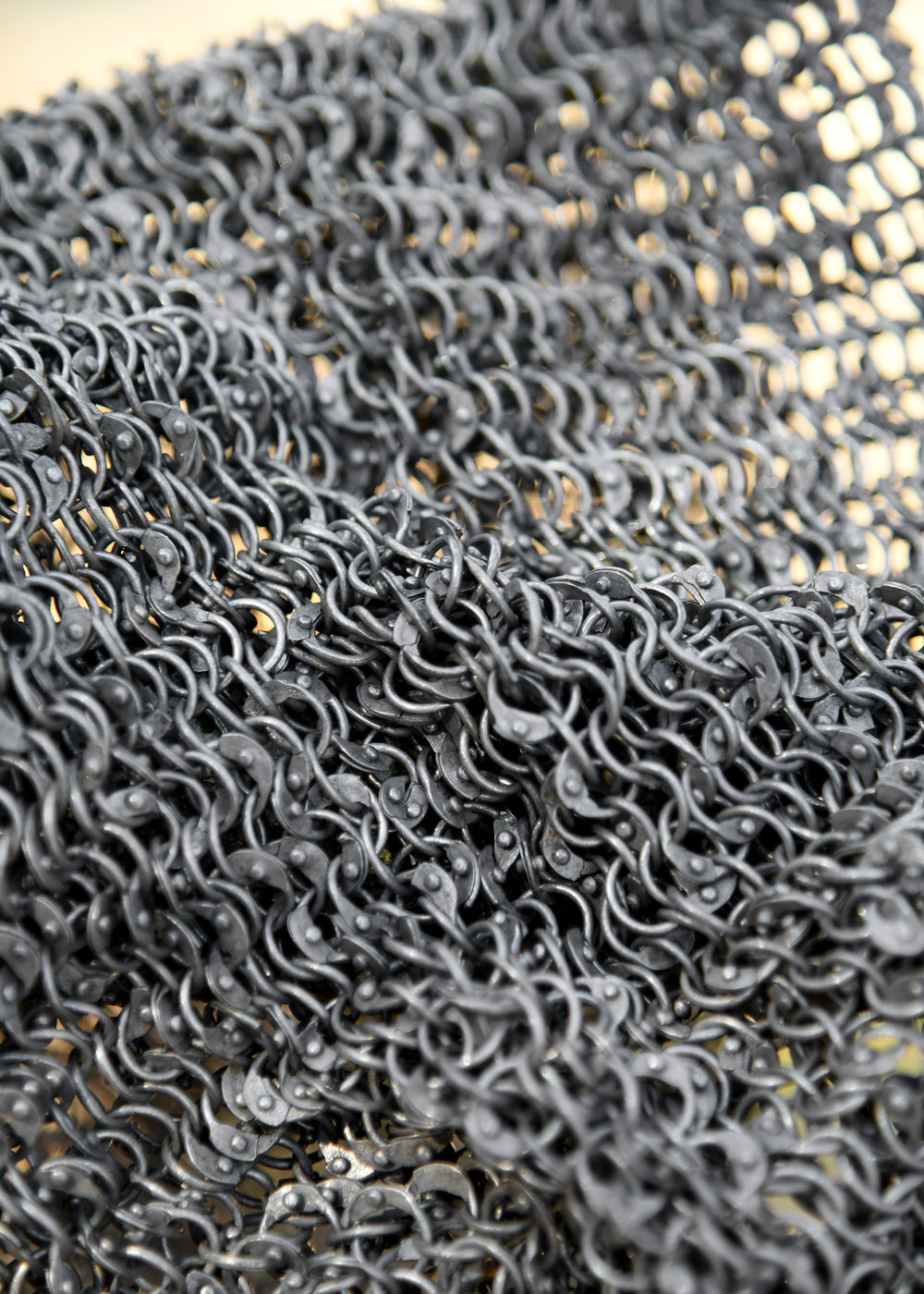 RRR Kettenbeinlinge, runde Ringe vernietet, ID 8mm, unbehandelt