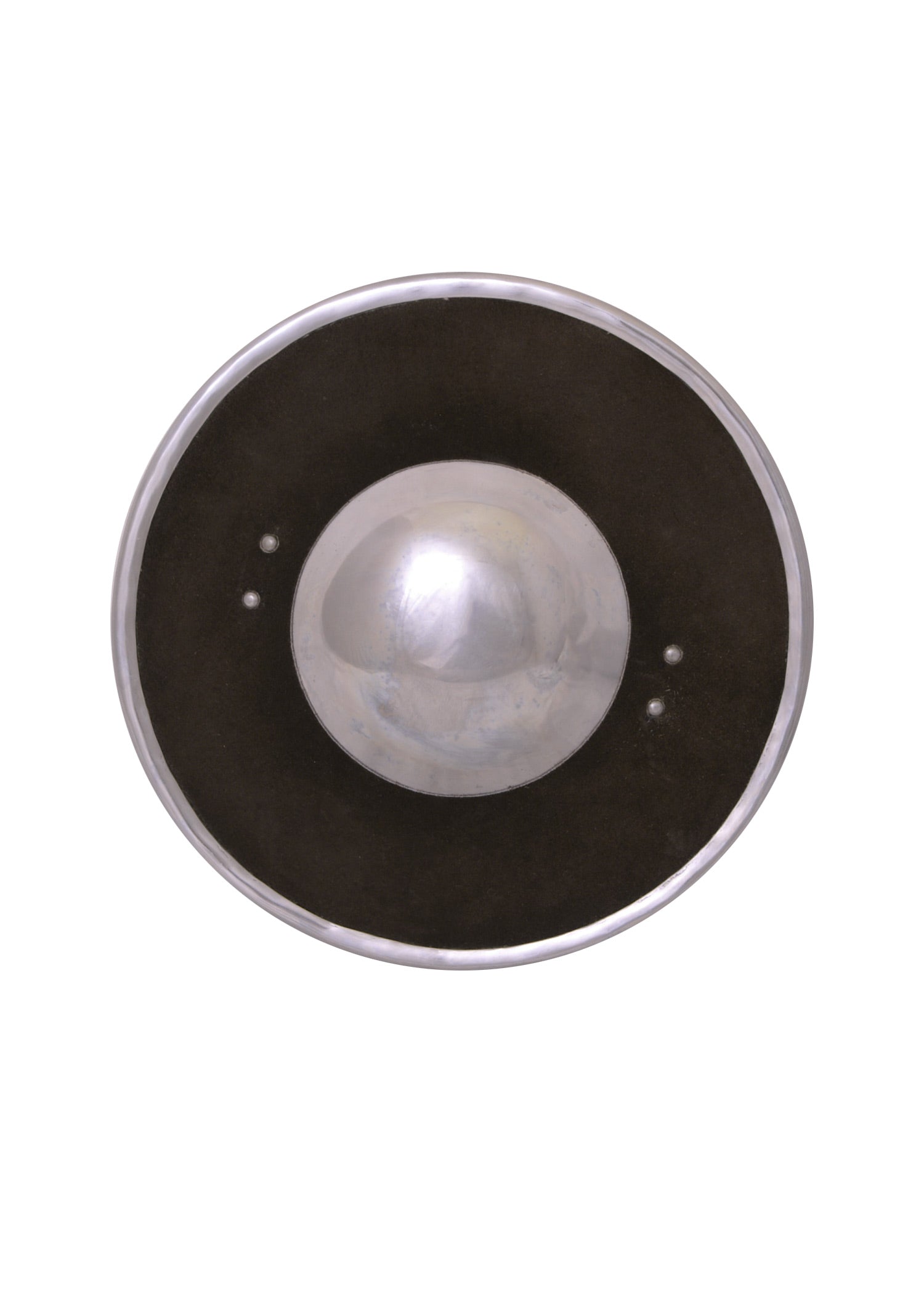 Buckler mit Lederbezug