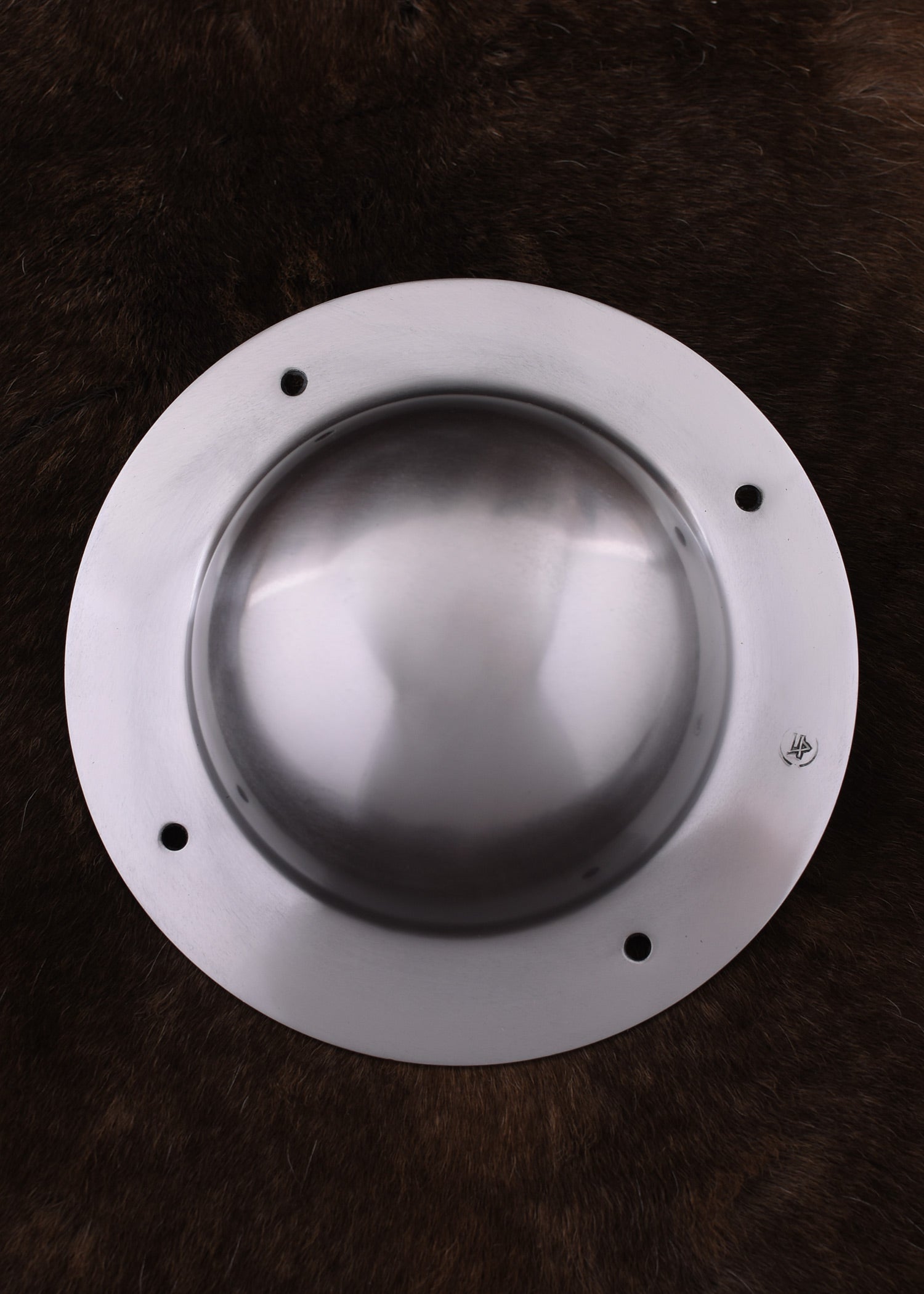 Schildbuckel, 2 mm Stahl, mittel